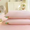 Funda de almohada de algodón Clase A Capa de aislamiento para núcleo de almohada Funda interior de algodón puro para el hogar 48X74Cm Paquete individual