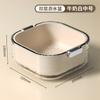 Mesa de Centro para Sala de Estar Doméstica Bandeja de Plástico para Lavar Fruta Juego de Lavabo de Doble Capa para Lavar Verduras Cesta de Drenaje de Cocina Cesta para Verduras Venta al por Mayor