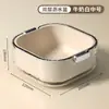 Cesta coladora con forma de flor para cocina casera, una herramienta mágica para lavar frutas y verduras, cesta giratoria para lavar verduras y colador de frutas