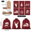 Bolsas de Algodón con Cordón, Bolsas para Empaque de Regalos Navideños, Bolsas de Tela con Cordón, Bolsas de Algodón para Almacenamiento de Dulces Transfronterizas
