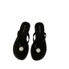 Chanclas de Moda de Verano 2026 con Suela Suave para Mujer, Diseño Único de Perlas, Sandalias de Tira para Exteriores, Zapatos de Playa Suaves y Antideslizantes para Mujer