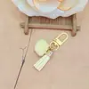 Novo chaveiro, chaveiro de pompom de desenho animado, acessório decorativo, chaveiro de carro, pingente para maçaneta, pingente de bolsa