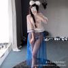 Ropa Interior Sexy Perspectiva Vestido Largo Antiguo Juego de Roles Hanfu Cheongsam Clásico Tentación Nuevo Estilo Malla para Dormir 2057