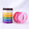 Corda Elástica Colorida Mini de Nylon 0,6mm DIY Artesanato de Miçangas Feito à Mão Material de Fio Redondo