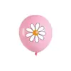 Traje de globos con tema de flor de margarita bohemia transfronterizo Decoración Globos Diseño de lugar para fiesta de cumpleaños