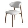 Cadeira de Jantar para Uso Doméstico, Cadeira Minimalista Moderna, Cadeira de Jantar para Restaurante Hotel Nórdico com Encosto, Nova Cadeira de Jantar Estilo Italiano