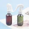 Botella de Spray Marrón 100ml Botella de Spray de Alcohol 100ml Botella de Spray de Cuello Fino Botella para Regar Flores Botella de Spray de Ratón Pequeño