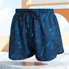 Bañadores Sueltos y de Moda para Hombre, Doble Capa Anti-Vergüenza Estilo Profesional, Traje de Baño de Cinco Puntos de Secado Rápido, Equipo Deportivo para Playa y Natación