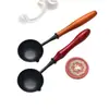 Nova Colher de Madeira Antiaderente, Colher de Tinta de Fogo, Ferramenta de Aquecimento para Selo de Tinta de Fogo, Cera de Tinta de Fogo, Antiaderente e Fácil de Limpar