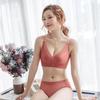 Siya sutiã de renda de verão sem fio peito pequeno push up coleção de mama sutiã anti-flacidez top suporte feminino cueca ajustável
