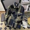 Chaqueta de Cuadros para Hombre Otoño e Invierno Chaqueta para Hombre Otoño e Invierno Estilo Hong Kong Ropa de Otoño para Hombre