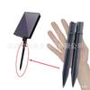 Lámpara de Llama Lámpara de Llama Accesorios Tubo Redondo Negro Estaca de Suelo Césped Jardín Parque Lámparas de Exterior Accesorios de Fijación