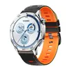 Pulseira de Relógio Bicolor com Listras Horizontais de 22mm Adequada para Pulseira de Relógio Huawei Gt6, Pulseira de Relógio de Silicone Garmin Samsung, Pulseira de Relógio Huawei Gt5