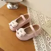 Zapatos Nuevos de Primavera 2026 para Niñas con Dibujo de Gato y Suelas Suaves, Zapatos de Moda para Niños, Zapatos Versátiles para Bebé con Velcro para Uso en Exteriores