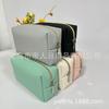 Bolsa de Cosméticos Personalizada de PU Bolsa de Cosméticos de Regalo Bolsa de Cosméticos de Color Puro Logotipo Personalizado