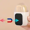 Porta-Palitos Magnético de Parede Ímã de Geladeira de Cozinha Recipiente Transparente para Palitos Caixa Magnética Doméstica para Armazenamento de Palitos Porta-Palitos
