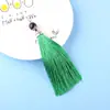 Fecho Lagosta Borla Franja Longa 14CM Penduricalho de Carro Penduricalho de Bolsa Nó Chinês Joias DIY Borla de Pedras Preciosas Joias