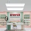 Luz de Techo Especial para Transmisiones en Vivo, Luz LED Sin Sombras, Lámpara Colgante, Iluminación Suplementaria, Luz Sin Sombras para Tiendas de Ropa y Salones de Belleza, Luz de Techo
