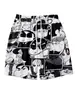 Shorts finos estampados de verão masculinos e femininos soltos para casa cinco pontos calças de pijama calças casuais casal férias na praia calças de praia