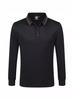 Polo de manga larga con solapa de cobre y amoníaco, casual, deportivo, para ejercicio, transpirable, cómodo, color sólido, combinable con todo, sencillo, cómodo, estampado
