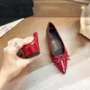 Zapatos Planos Mary Jane con Lazo para Uso en Exteriores, Nuevos Zapatos Planos para Mujer Primavera 2025, Zapatos de Punta Estilo Commuter para Mujer
