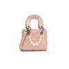 Bolso bandolera portátil con perlas mini para padres e hijos, estilo coreano, de verano, para mujer