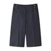 Comércio Exterior 2026 Verão Novo Estilo Europeu e Americano Moda Feminina Casual Solta Renda Patchwork Jaqueta e Shorts 7932576