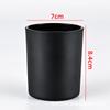Amazon Vidrio de Color Hecho a Mano Creativo DIY Contenedor para Rellenar Cera con Tapa Vela de Aromaterapia Taza Vacía Spot Venta al por Mayor