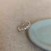 Anillo de apertura ajustable con forma de cruz de amor Dongdaemun de Corea del Sur, anillo para dedo índice con personalidad femenina que combina con todo, nuevo producto de nicho