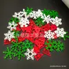 Nuevo Copo de Nieve Blanco de Madera Navideño del Fabricante Decoración Navideña Hecha a Mano DIY Astillas de Madera Dibujo Animado Copo de Nieve Blanco Madera