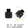 Estabilizador de Acero Inoxidable Accesorios para Jaula de Conejos Soporte en L de Doble Cabeza Tornillo para Cámara de Trípode de 1/4 a 1/4 a 3/8