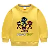 Moletom Infantil de Cor Sólida para Outono/Inverno 2026, Modelo Novo Estiloso para Crianças Maiores, Forrado com Fleece e Espessado para Aquecimento, Peça de Cima para o Inverno