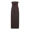 Comercio Exterior Transfronterizo Ropa de Mujer 2026 Nuevo Verano Estilo Europeo y Americano Moda Ajustado Tubo Plisado Vestido 4770303