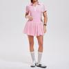 Traje Deportivo para Mujer 2025 Nuevo Bádminton Tenis Correr Camisa Polo Manga Corta Delgado Secado Rápido Camiseta Falda Abullonada