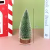 Mini Árvore de Natal, Cedro de Natal, Árvore de Pinheiro Branco para Mesa, Vitrine, Presente, Decorações de Natal Atacado
