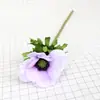 Flores Artificiais de Casamento com Toque Realista, Flores Delphinium Brancas Hidratantes para Casamento em Hotel, Decoração para Transmissão ao Vivo em Casa, Flores Artificiais de Seda