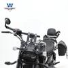 Adecuado para parabrisas, deflector de viento delantero y modificación de scooter Qianjiang Flash 350