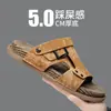 Sandálias Birkenstock Masculinas de Verão para Exterior Antiderrapantes Resistentes ao Desgaste para Dirigir Chinelos de Uso Duplo Sandálias de Praia Transfronteiriças Masculinas