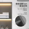 Estante Empotrado Impermeable de Almacenamiento para Baño Ou Shu Mei Acero Inoxidable 304 Estante de Almacenamiento para Ducha de Baño