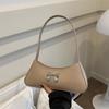 Bolso de textura de moda transfronteriza bolso2024 verano nueva moda simple bolso de axila hermoso lazo bolso de hombro