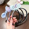 Diadema con lazo, lindo accesorio para el cabello para niñas, pinza para el cabello estilo princesa coreana, moderna para sujetar mechones sueltos, suave con el cuero cabelludo, venta al por mayor