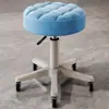 Silla de Peluquería Barbería Hogar Manicura Taburete Redondo Taburete de Belleza Salón de Belleza Giratorio Elevador Polea