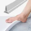 Tira Retenedora de Agua para Inodoro de Baño Tira Impermeable Cortina de Ducha Encimera de Silicona Inodoro Tira Barrera de Agua Autoadhesiva Tira Barrera de Agua para Piso