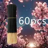 [Artículo Caliente Transfronterizo] Incienso en Varilla de Bambú Flor de Cerezo Negra 20 Piezas/Paquete Varillas de Incienso 50 Piezas con Etiqueta para Envío Directo