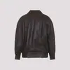 Chaqueta de Piel de Oveja Estilo Nuevo Otoño 2026 0044 Retro Americano Cuello Solapa Hombro Caído Chaqueta Biker para Mujer