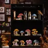 Paquete de Pegatinas Día Hermoso Colección de Espécimenes de Champiñón Serie Material de Decoración para Diario Temático de Champiñones Pegatinas 25 Hojas 6 Diseños