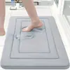 En Stock Envío Directo de Fábrica Patrón de Espiga Grueso Coral Fleece Felpudo Baño Inodoro Absorción de Agua Antideslizante Resistente a la Suciedad Felpudo de Entrada
