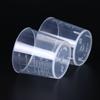 Vaso de precipitados transparente de 60 ml ml ml de fábrica en stock, taza medidora de PP con escala, vaso pequeño, herramienta de medición de plástico para subenvasado