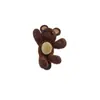 Acessórios de Cabelo Infantis, Presilha de Cabelo de Urso de Pelúcia Marrom, Acessórios de Cabelo Fofos para Outono e Inverno, Presilha de Cabelo de Alta Qualidade, Novo Estilo Cartoon para Meninas