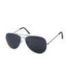 Gafas de sol de moda de fábrica directa doble puente estilo aviador clásico clásico de sapo gafas de metal 3026